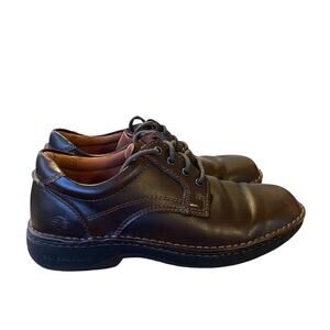 Streetcars Men's 8.5 Sedona Oxford Leather Dress Shoes Walking Lace Up Brown